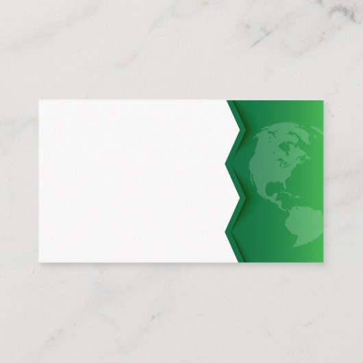 Bauernsymbol | Grüne Erde Visitenkarte (Rückseite)