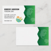 Bauernsymbol | Grüne Erde Visitenkarte (Vorne/Hinten)