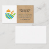 Bauernsymbol Visitenkarte (Vorne/Hinten)