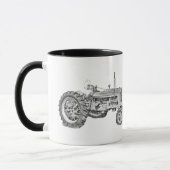 Bauerntraktor - zweiseitig tasse (Links)