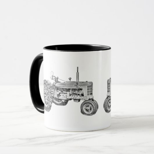 Bauerntraktor - zweiseitig tasse (Vorderseite Links)
