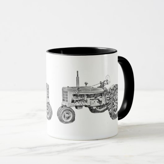Bauerntraktor - zweiseitig tasse (VorderseiteRechts)