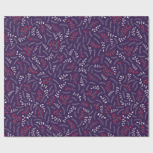 Bauernviolett, lila, rustikal, rustikal geschenkpapier (Flach)