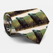 Bauernwoman Digging von Vincent van Gogh Krawatte (Gerollt)