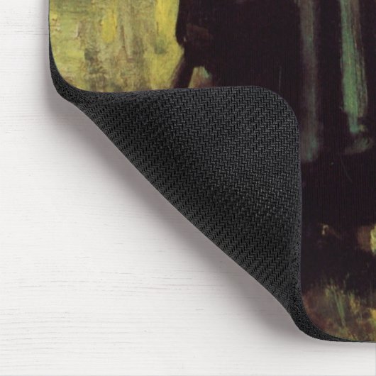 Bauernwoman Digging von Vincent van Gogh Mousepad (Ecke)