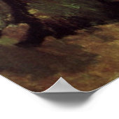 Bauernwoman Digging von Vincent van Gogh Poster (Ecke)
