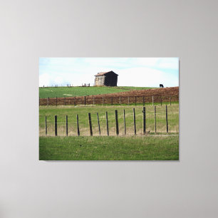 Bauernzaun Leinwanddruck