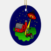 Bauers-alien-Abduktion Keramik Ornament (Rechts)