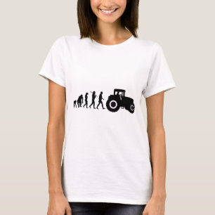 Bauers-Evolution der Landwirtschaft der T-Shirt