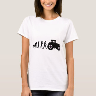 Bauers-Evolution der Landwirtschaft der T-Shirt