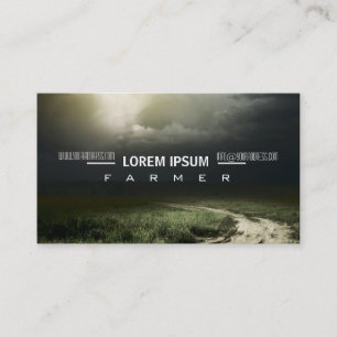 Bauers-Feld-Wiesen-Landwirtschafts-Geschäfts-Karte Visitenkarte