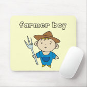 Bauers-Jungen-T-Shirts und Geschenke Mousepad (Mit Mouse)