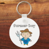 Bauers-Jungen-T-Shirts und Geschenke Schlüsselanhänger (Vorderseite)