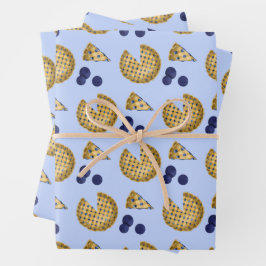 Bauer's Market Blueberry Pie Summer Housewarming Geschenkpapier Set