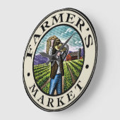 Bauers-Markt-Wand-Uhr Große Wanduhr (Winkel)