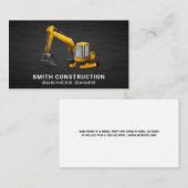 Baufahrzeug | Earth Digger Visitenkarte (Vorne/Hinten)