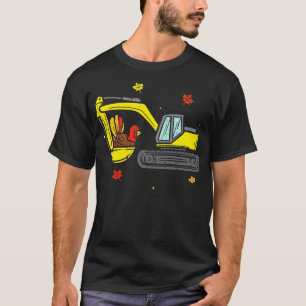 Baufahrzeug Erntedank Truck Türkei Junge T-Shirt