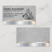 Baufahrzeug | GEBÄUDE Visitenkarte (Vorne/Hinten)