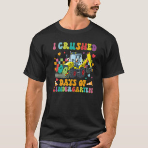 Baufahrzeug Junge I zerbrach 100 Tage der Art T-Shirt