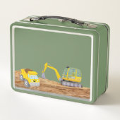 Baufahrzeug - kundenspezifischer Lunch Box (Rückseite)