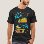 Baufahrzeug Menorah Hanukkah Chanukah Tod T-Shirt<br><div class="desc">Baufahrzeug Menorah Hanukkah Chanukah Kleinkind Kinder</div>