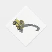 Baufahrzeug Napkins Serviette (Ecke)