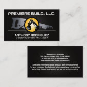 Baufahrzeug | Real Anwesen Builds Visitenkarte (Vorne/Hinten)