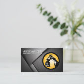 Baufahrzeug | Schwermaschinen Visitenkarte (Stehend Vorderseite)