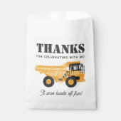 Baufahrzeug-Sprengwagen Geburtstag Geschenktütchen (Vorderseite)