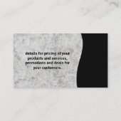 Baufahrzeug | Zuhause-Konstruktion Visitenkarte (Rückseite)