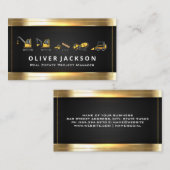 Baufahrzeuge | industriell visitenkarte (Vorne/Hinten)