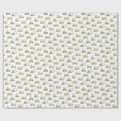 Baufahrzeuge Jungen Geburtstag Geschenkpapier (Flach)