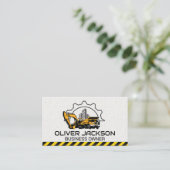 Baufahrzeuge | Stadtgeschichte Visitenkarte (Stehend Vorderseite)