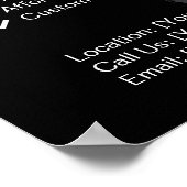 Baufirma Custom Poster (Ecke)