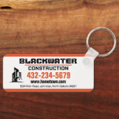 Baufirma Kommerziell und wohnlich Schlüsselanhänger (Vorderseite)