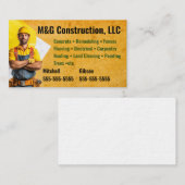 Baufirma Visitenkarte (Vorne/Hinten)