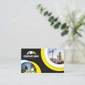 Baufirma Visitenkarte (Stehend Vorderseite)