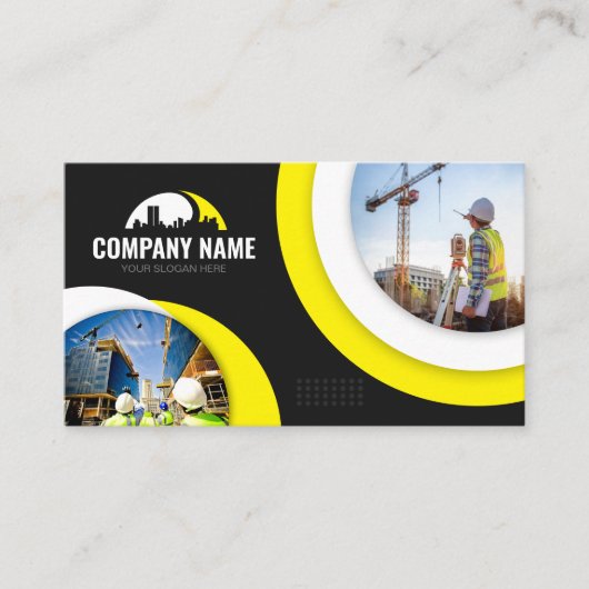 Baufirma Visitenkarte (Vorderseite)