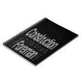 Bauforman Extraordinaire Notizblock (Linke Seite)