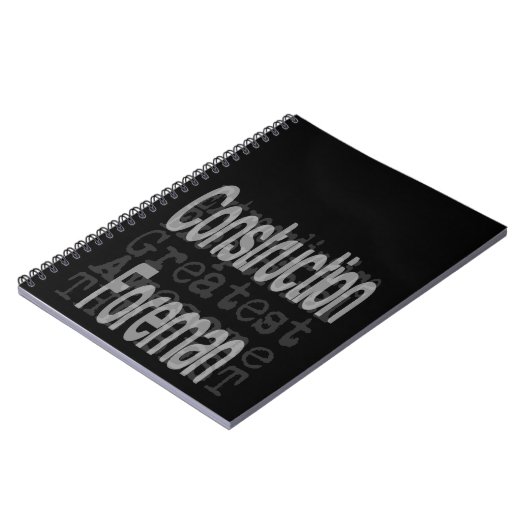 Bauforman Extraordinaire Notizblock (Linke Seite)