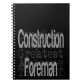 Bauforman Extraordinaire Notizblock (Vorderseite)