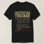 Bauforman Funny Definition T-Shirt (Design vorne)