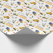 Baufreudigkeit Geburtstag Geschenkpapier (Ecke)