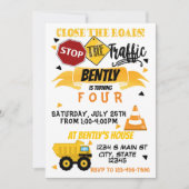 Baugeburt Einladung (Vorderseite)