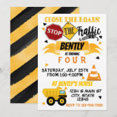 Baugeburt Einladung (Vorne/Hinten)