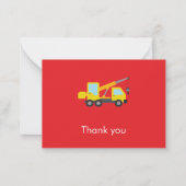 Baugeburtstag vielen Dank Mitteilungskarte (Rückseite)