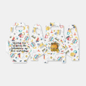 Baugelbe LKWs 3. Geburtstag Geschenkschachtel (Ungefaltet)