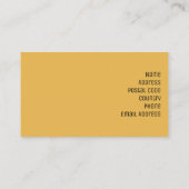 Baugeräte Visitenkarte (Rückseite)