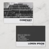 Baugerüst B&W Visitenkarte (Vorne/Hinten)