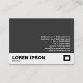 Baugerüst Visitenkarte (Rückseite)